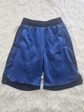 Youth Large Blue And Black Nike Shorts
